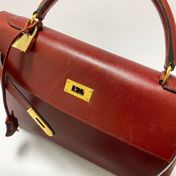 エルメス ケリー 傷 修理 色褪せ 染め直し クリーニング