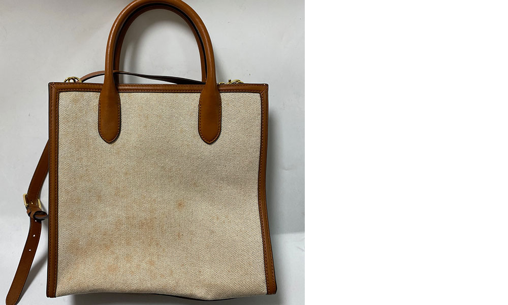 ラルフローレン バッグ 赤カビ ビフォー