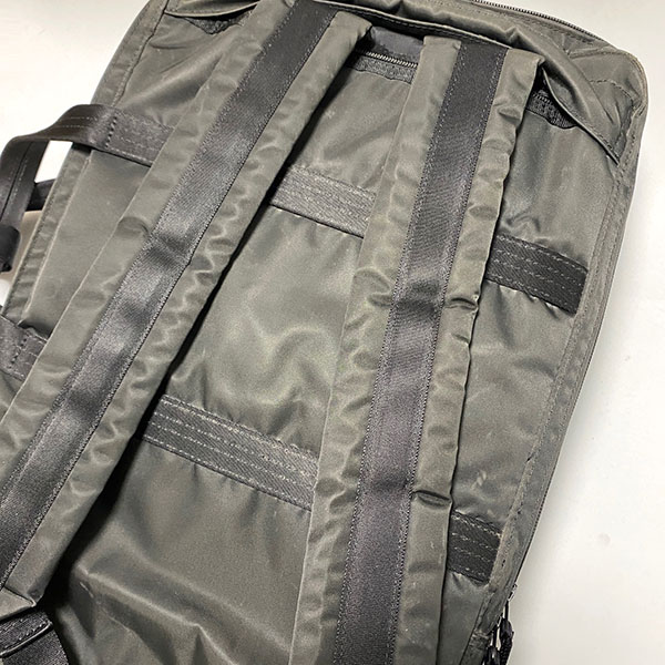 ポーター ドライブ ブリーフケース 色褪せ 染め直し ビフォーアフター クリーニング