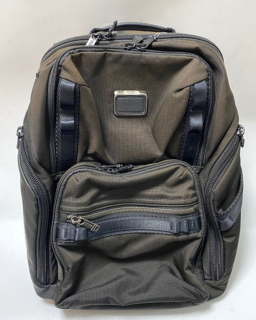 TUMI リュック クリーニング 色褪せ 染め直し ビフォーアフター